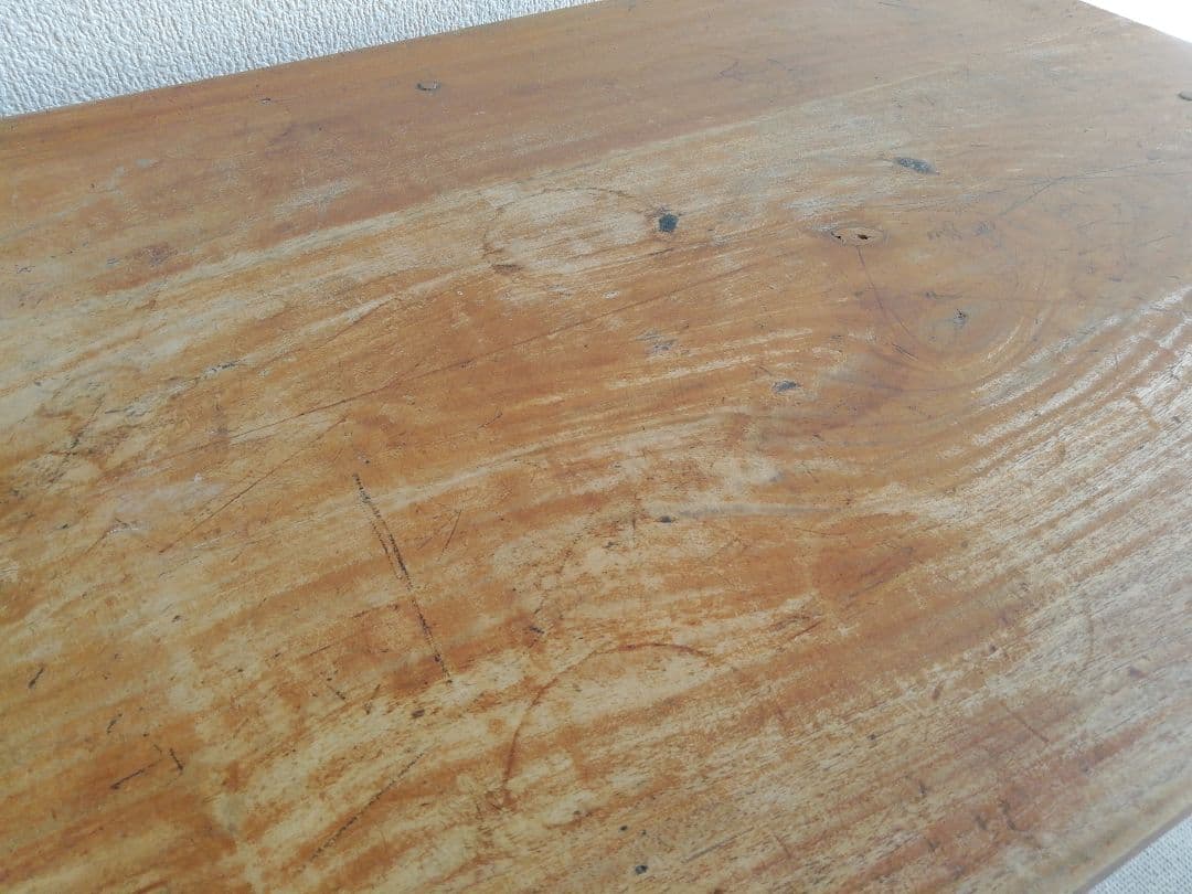 昭和レトロ　木製文机　小学校机　アンティーク家具