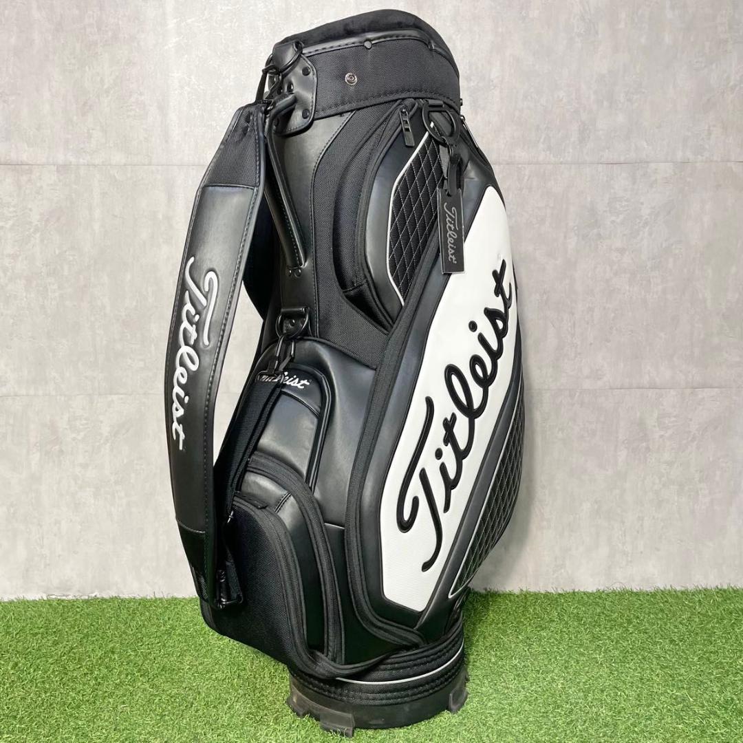 【極美品】Titleist タイトリスト キャディバッグ ゴルフバッグ ブラック