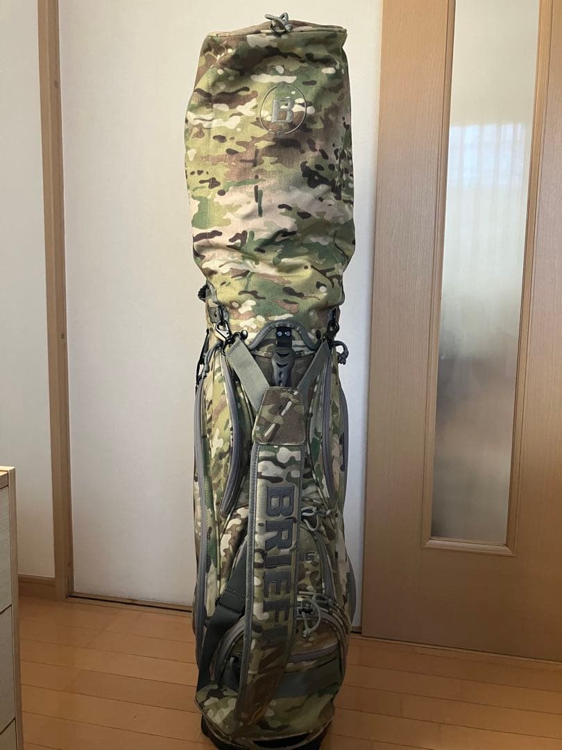 限定品BRIEFING カモフラキャディバッグCR-5#01 (送料無料)