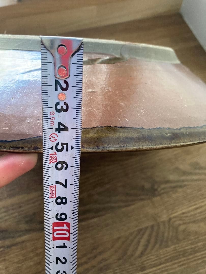 小鹿田焼　飛び鉋　大皿　民藝