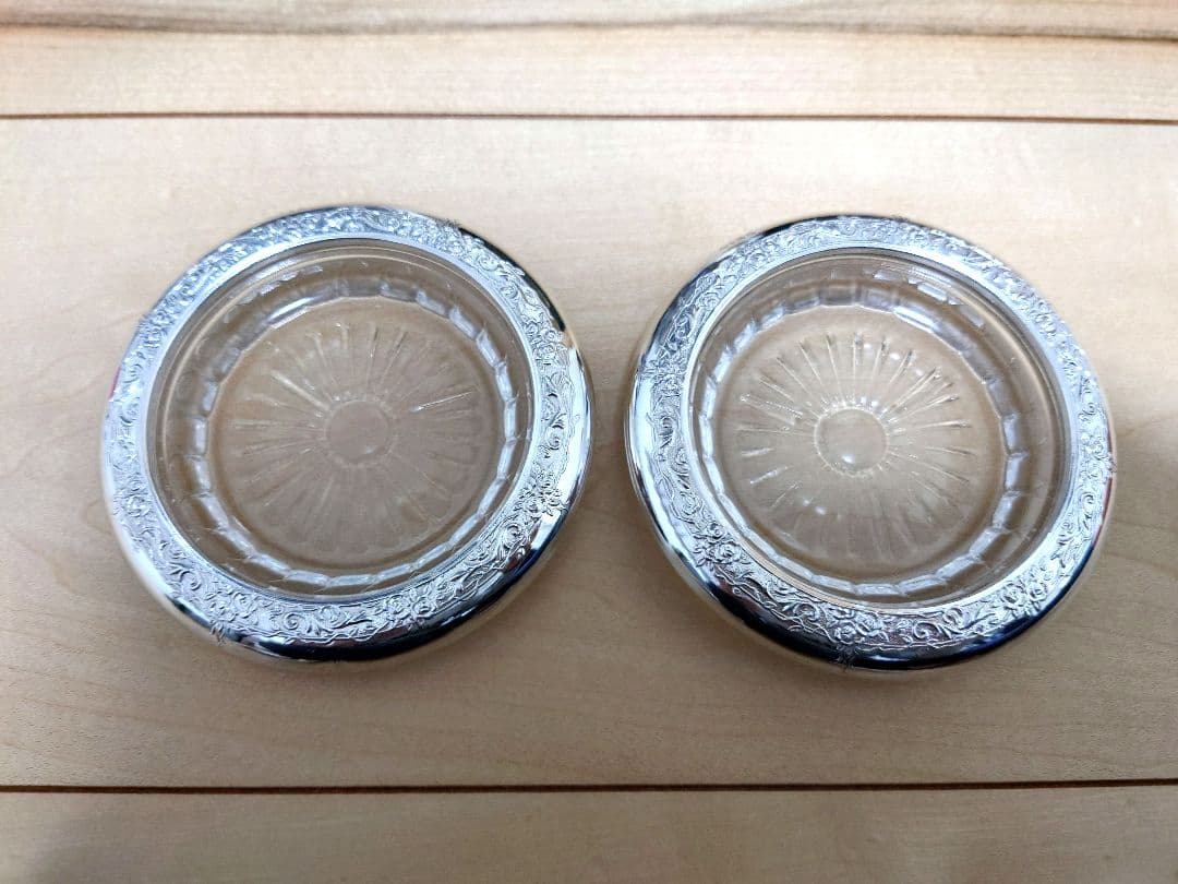 GじーじーG　純銀製銀細工 純銀コースター 　SILVER 21個セット