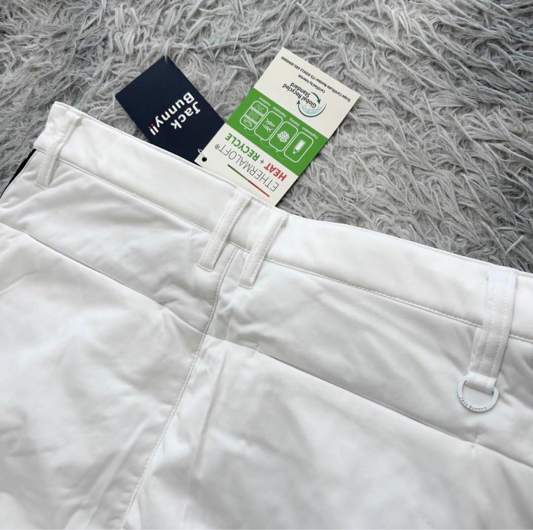 新品　ジャックバニー　パンツ　中綿　ストレッチ　防寒　ホワイト　サイズ6