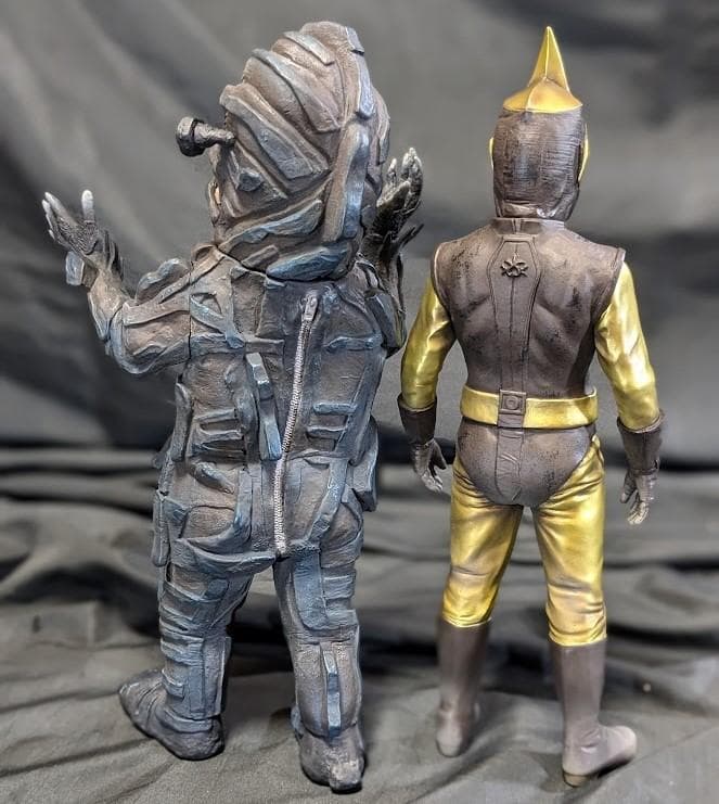 スペクトルマン＆ダストマン（ＣＣＰ）ソフビフィギュア２体セット