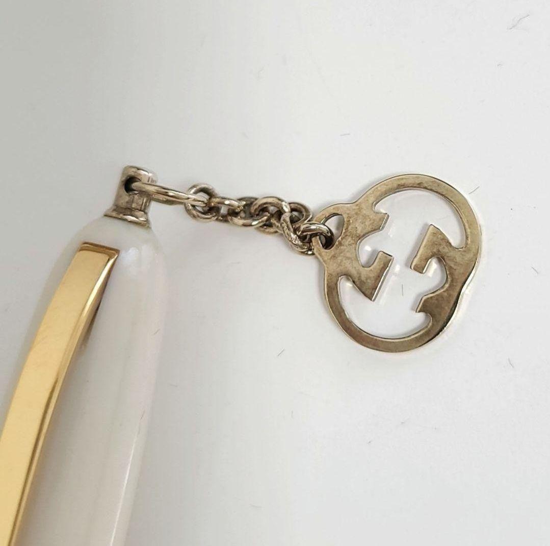 GUCCI ボールペン 専用ケース 説明書付き ホワイト ゴールド