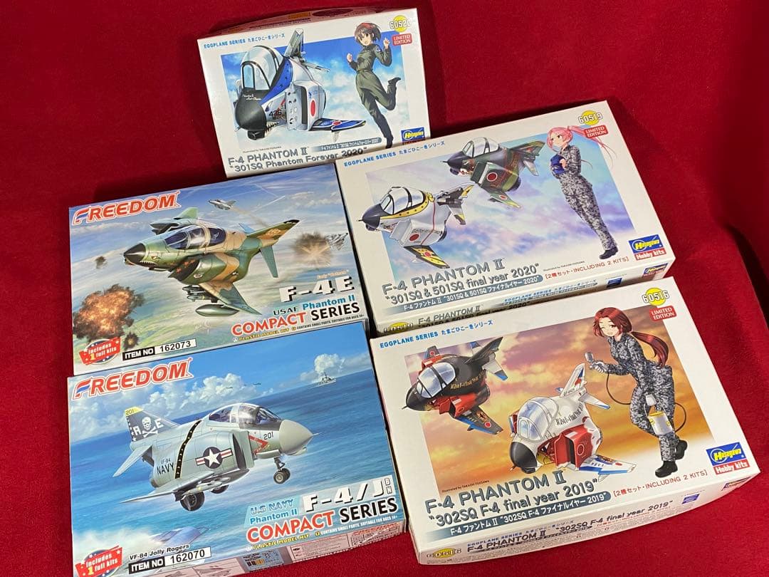 Hiyu　ハセガワ たまごF-4 & フリーダム コンパクトF-4