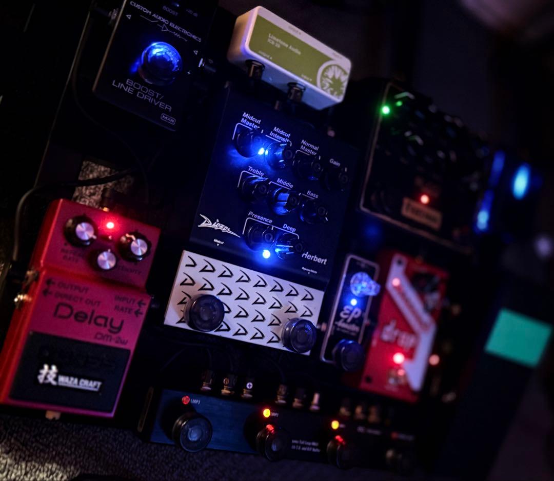 【美品】Diezel Herbert pedal 箱アダプター付き