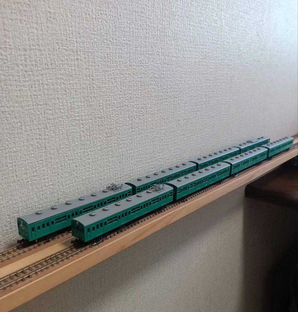 103系電車　エメラルドグリーン　8両　カトー
