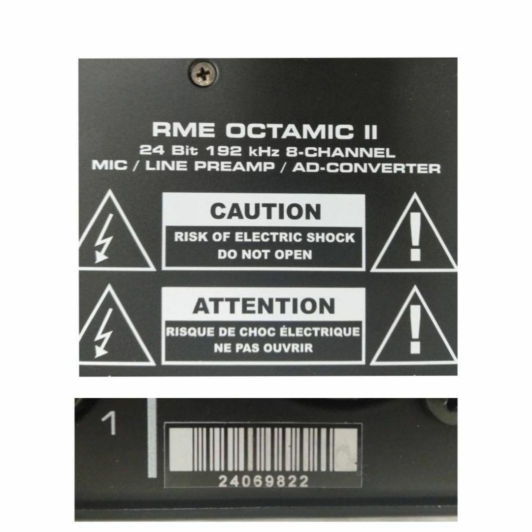RME OCTAMIC II 8チャネルマイク/ラインプリアンプwith ADC