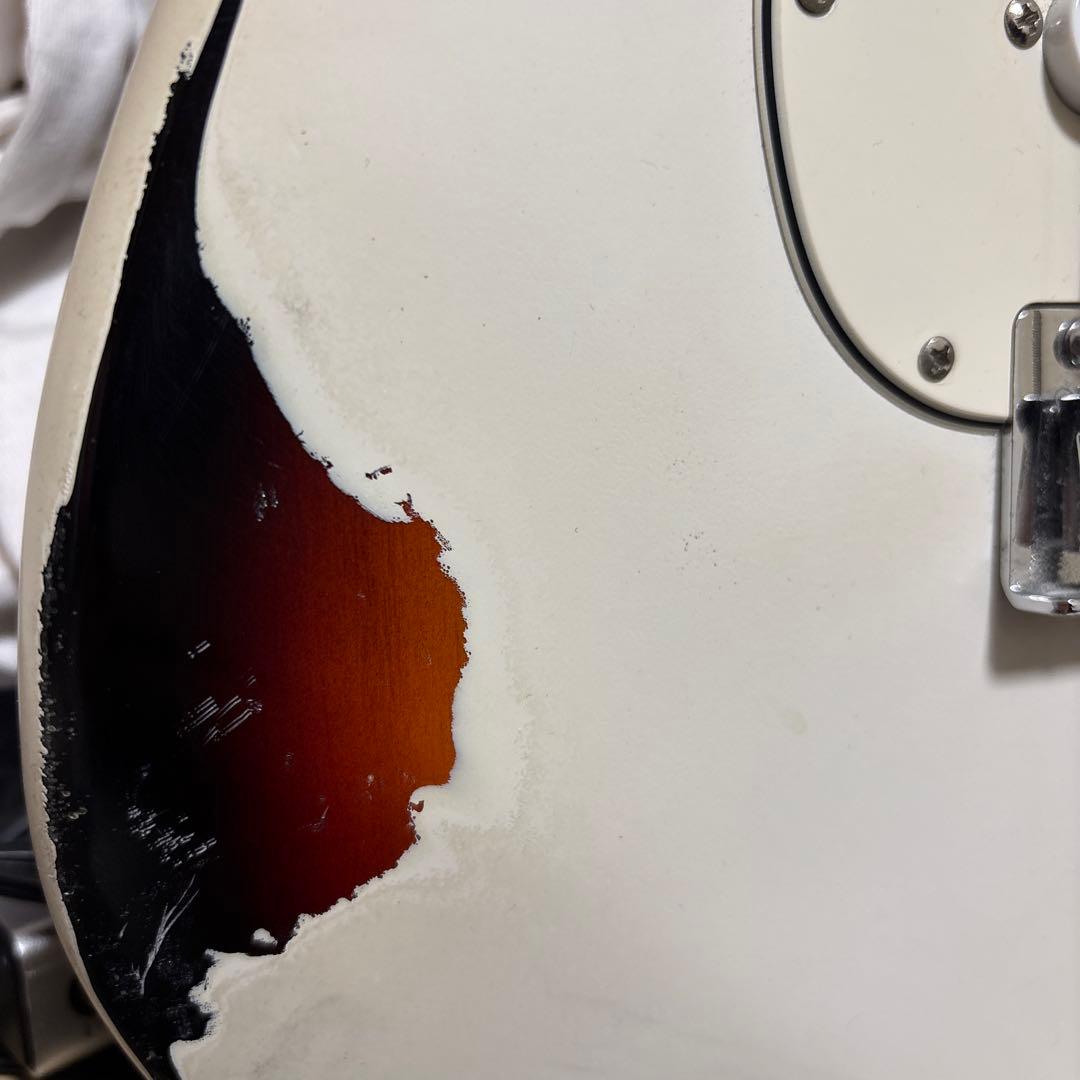 【値下げ可能】ストラト　マルチレイヤー Olympic white×サンバースト