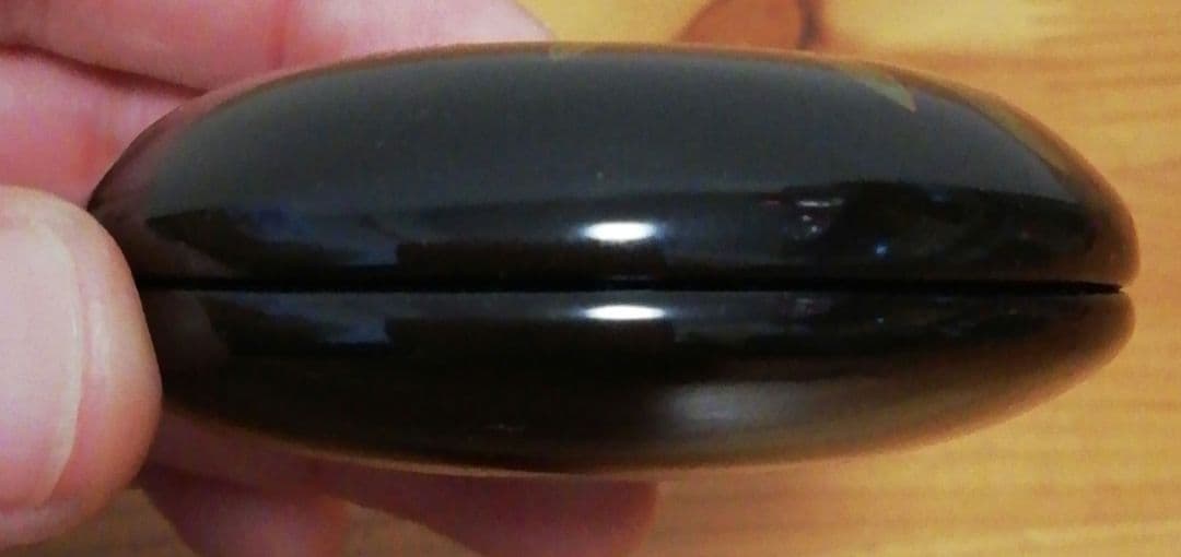 時代　水仙　蒔絵　研出　香合　共箱　仕服付　茶道具