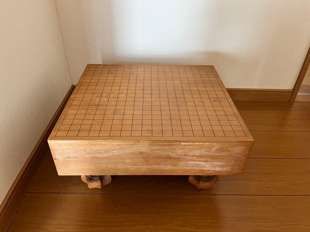 榧木囲碁盤・碁石セット