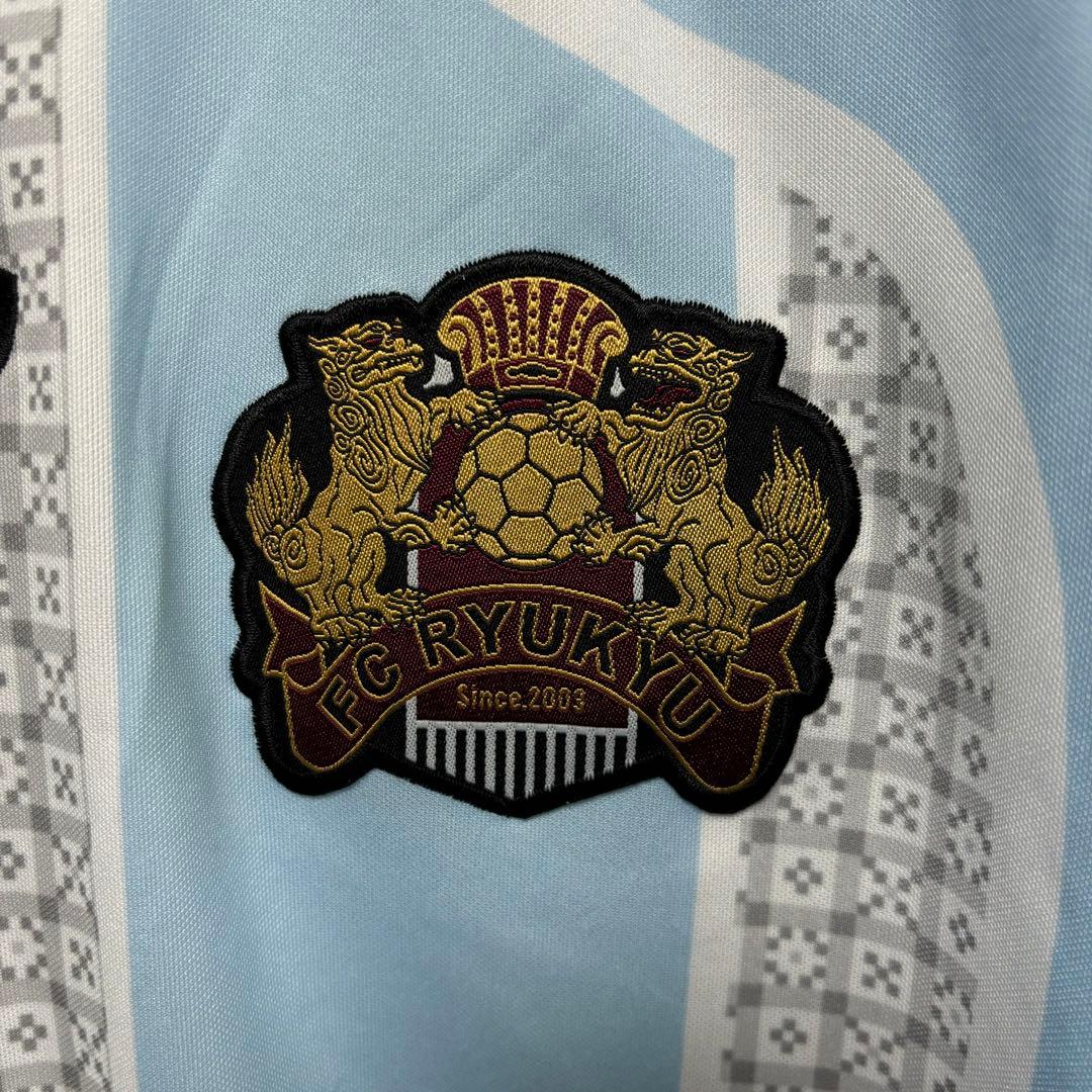 沖縄 fc琉球 j3 レプリカユニフォーム ゲームシャツgrand sport青