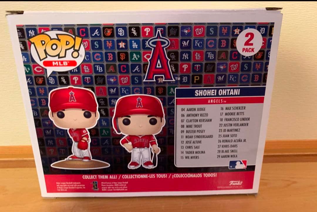 連覇記念セール！新品⭐︎大谷翔平　FUNKO POP フィギュア　二体セット