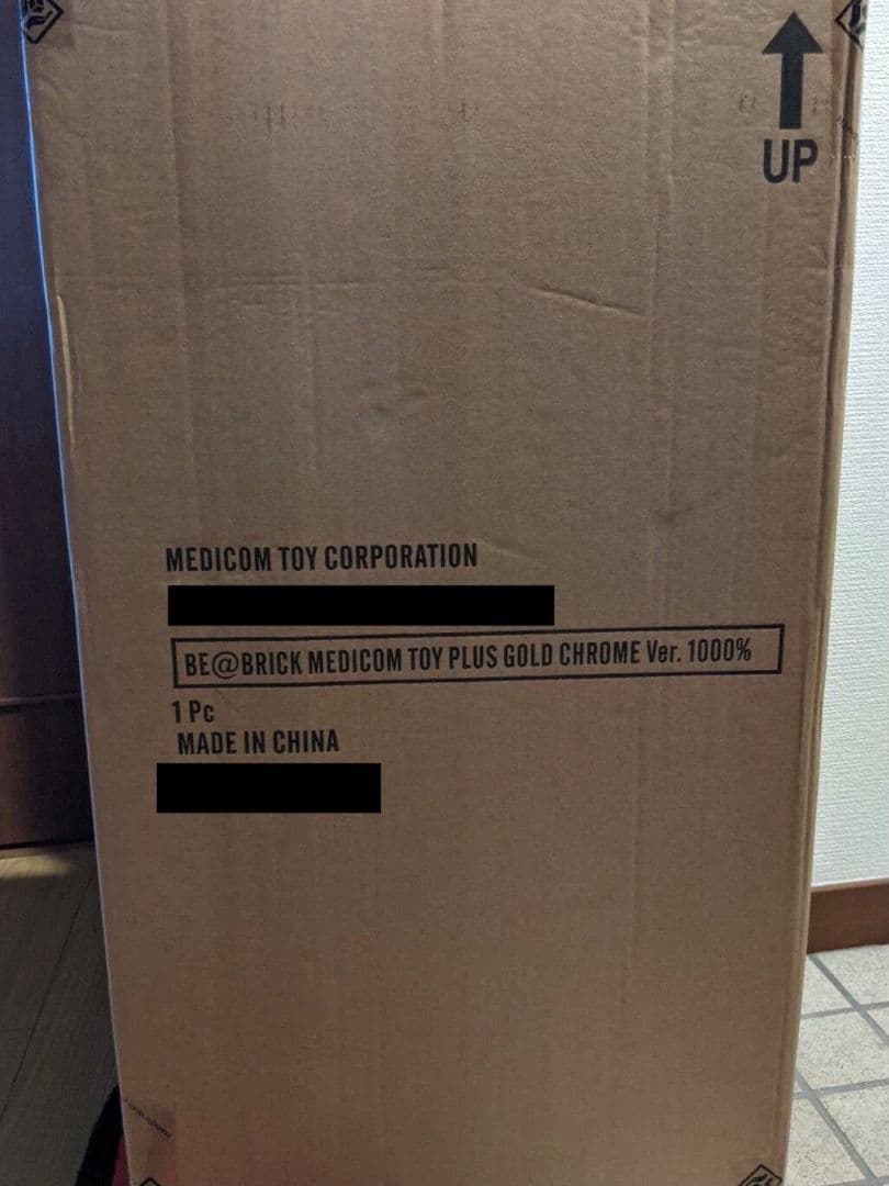 BE@RBRICK ベアブリック GOLD CHROME 1000％