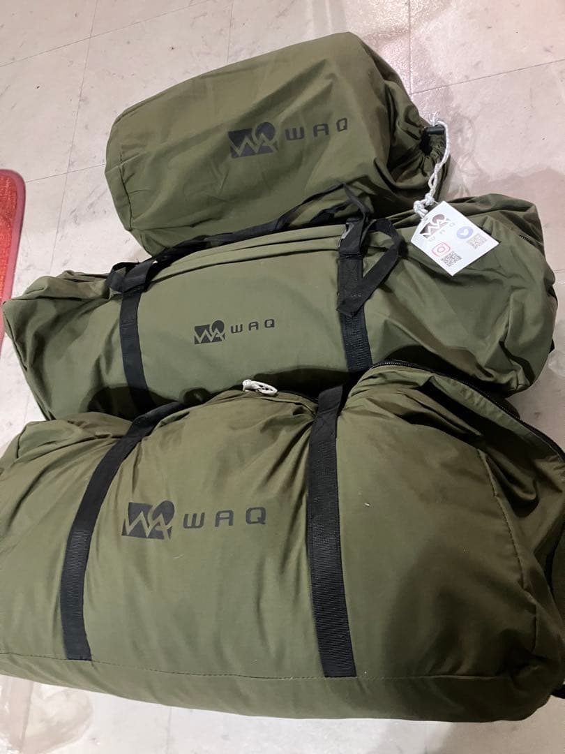 WAQ Alpha T/C SOLO DX フロントウォール タープ 3点セット