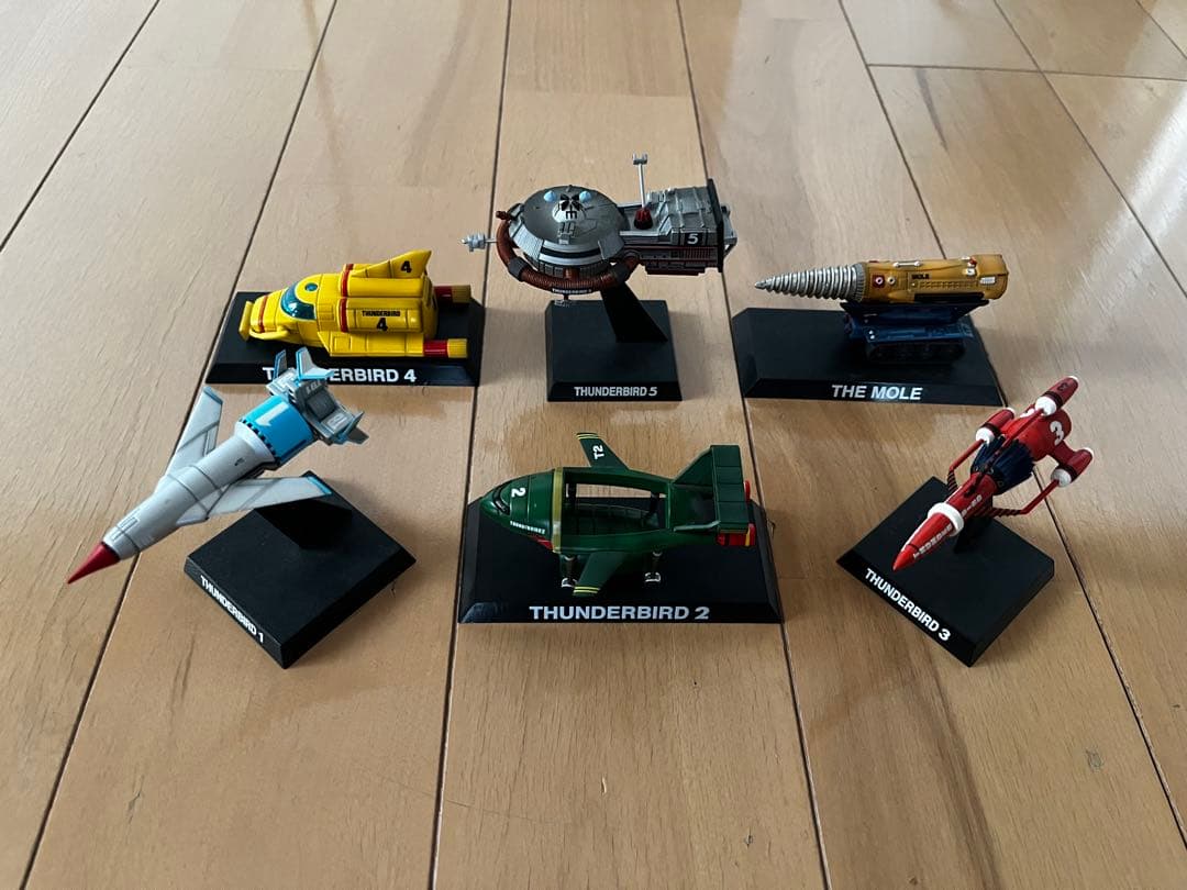 【箱無】新世紀合金ミニ　サンダーバード6個セット