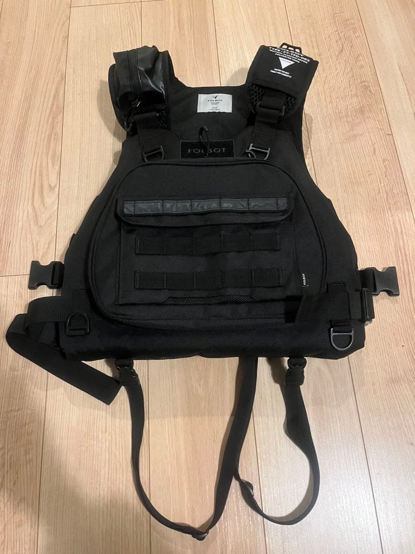 FOLBOT フォルボット タクティカル ライフジャケット ブラック　カヤック