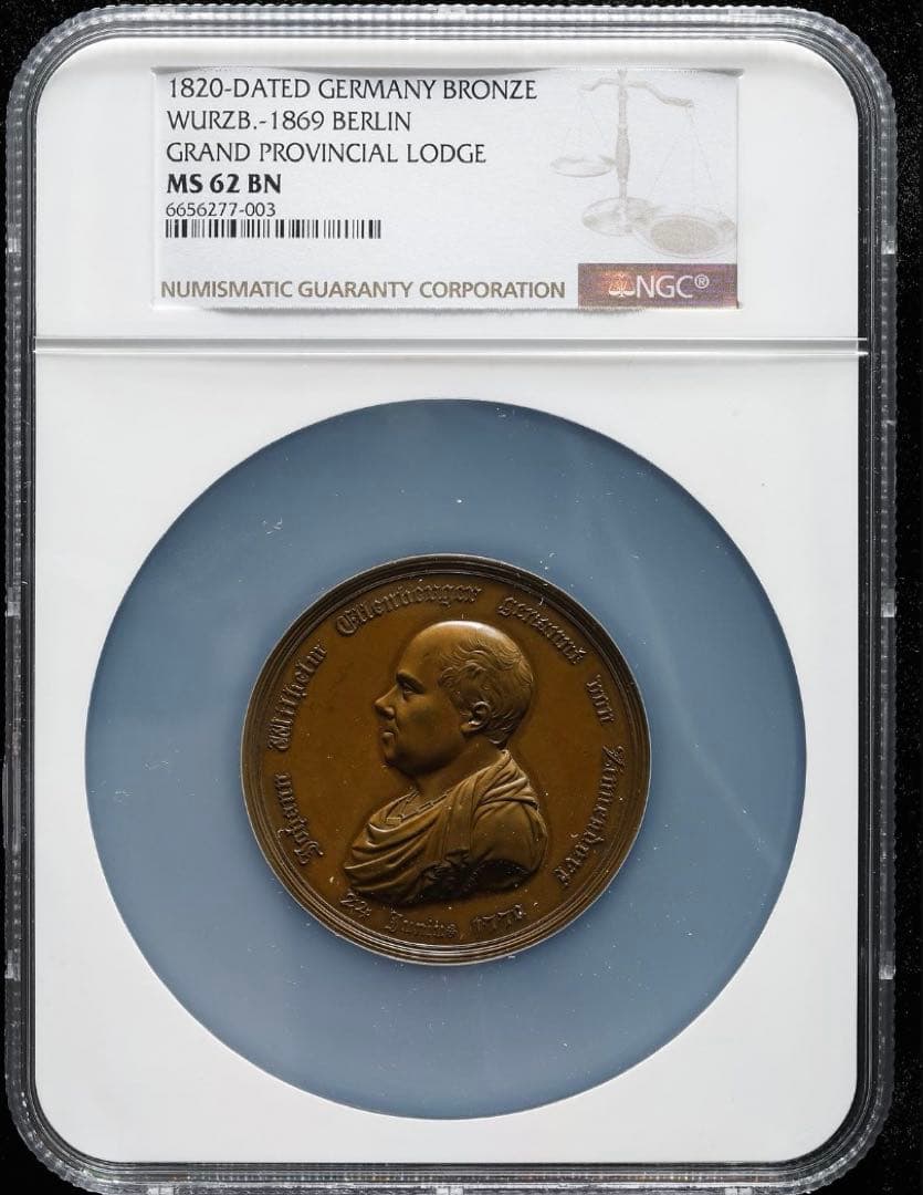 TOP POP ‼️フリーメイソン　グランドロッジ創立50周年記念メダル1821年