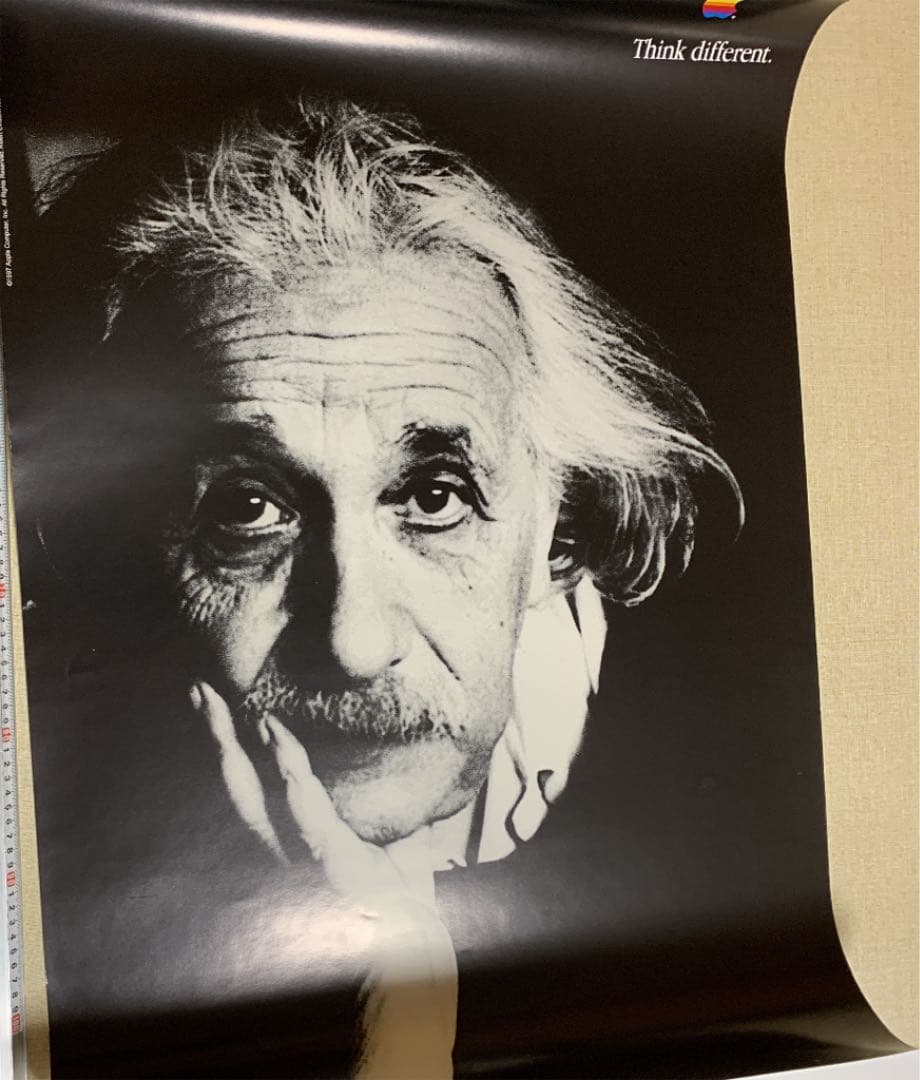 未額装　アインシュタイン　ポスター　apple