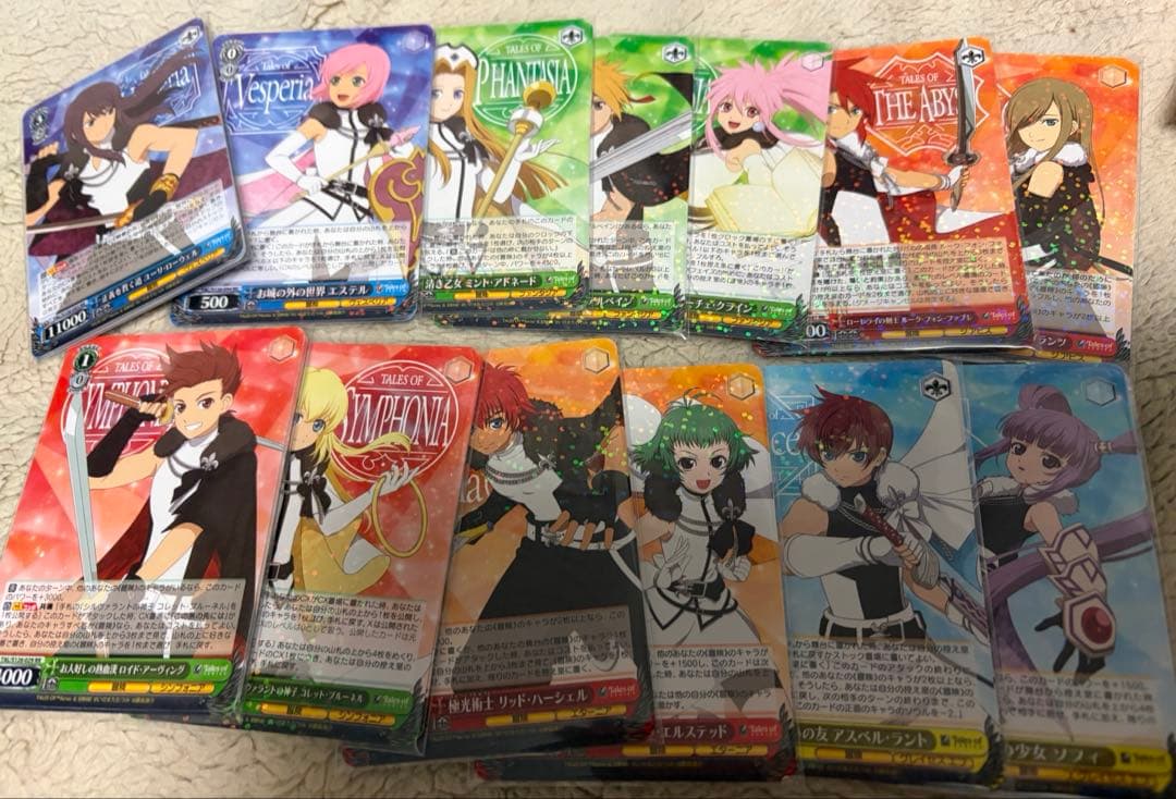 WS ヴァイスシュヴァルツ テイルズシリーズ　RR以下4コン TD付き