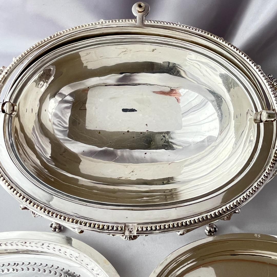 【英国】 ビクトリアン ブレッグファスト / ブッフェサーバー ロールトップ