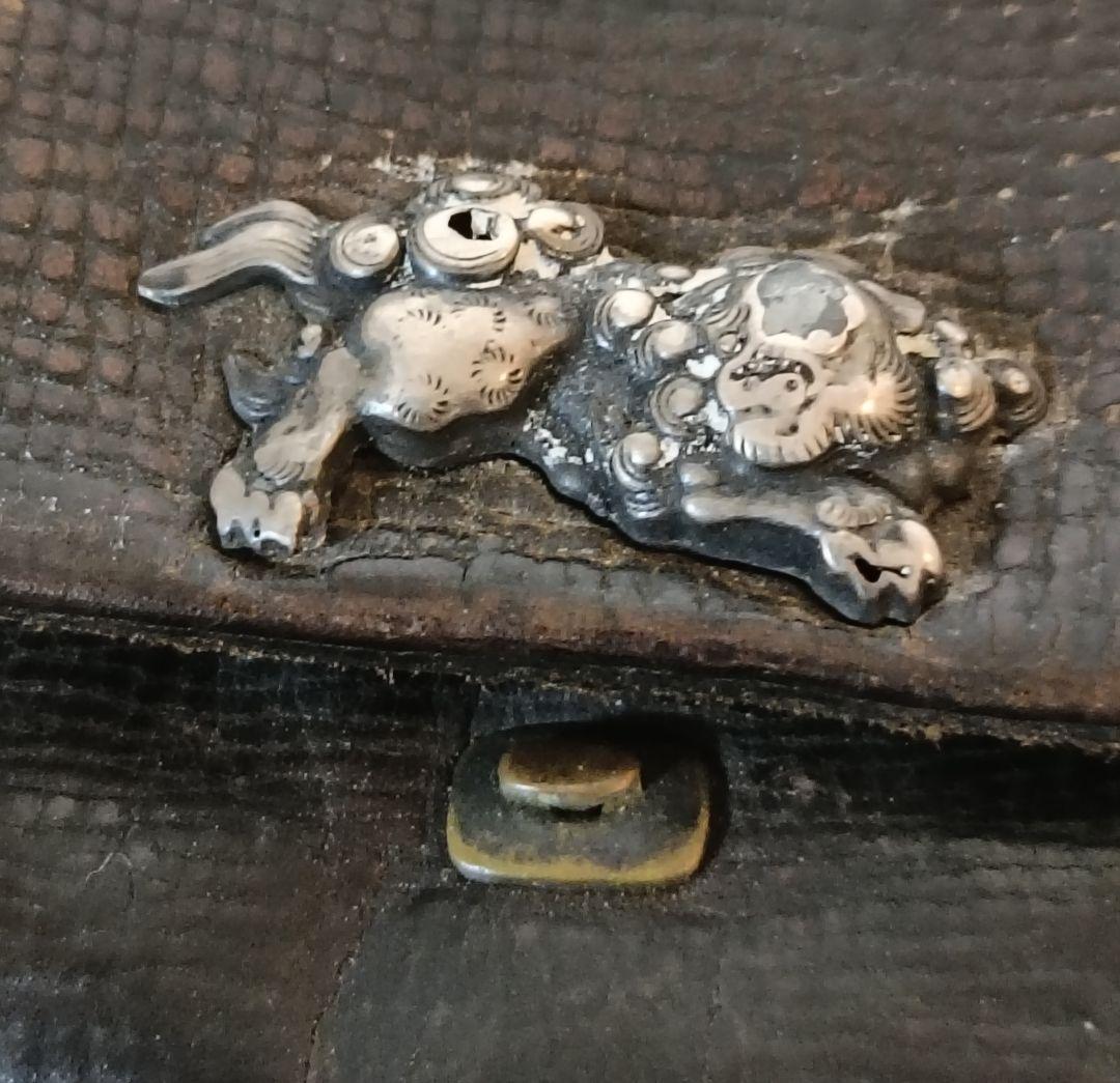 【提物①】煙管 煙草入れ かます 煙草入れ 蜻蛉玉 骨董 喫煙具 時代物