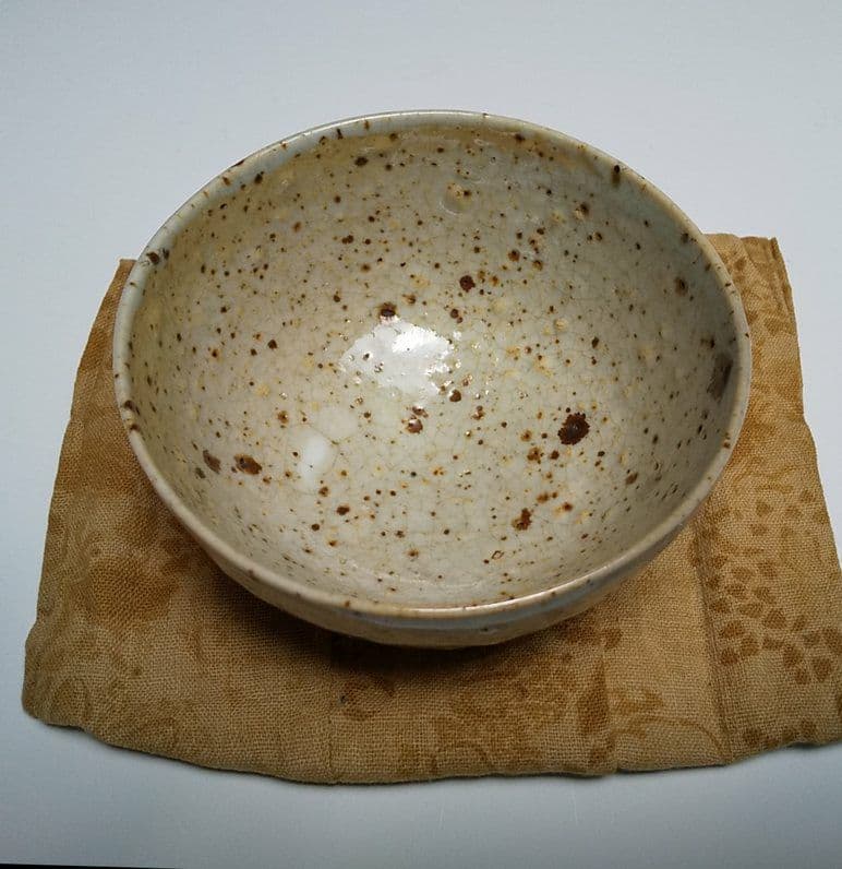 24-1168 永楽善五郎　斑釉茶碗