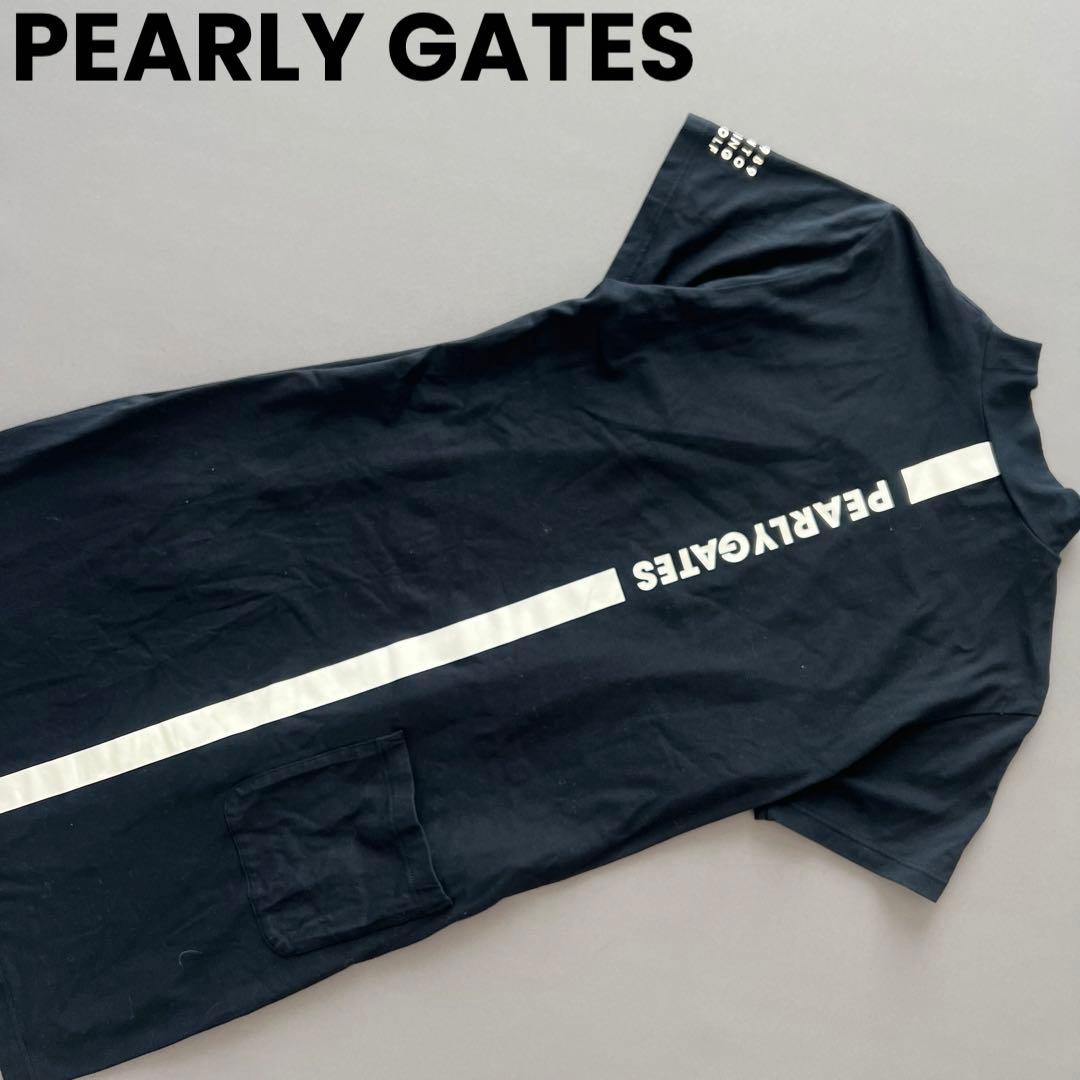 PEARLY GATES パーリーゲイツ　モックネック　ワンピース　半袖　L 2