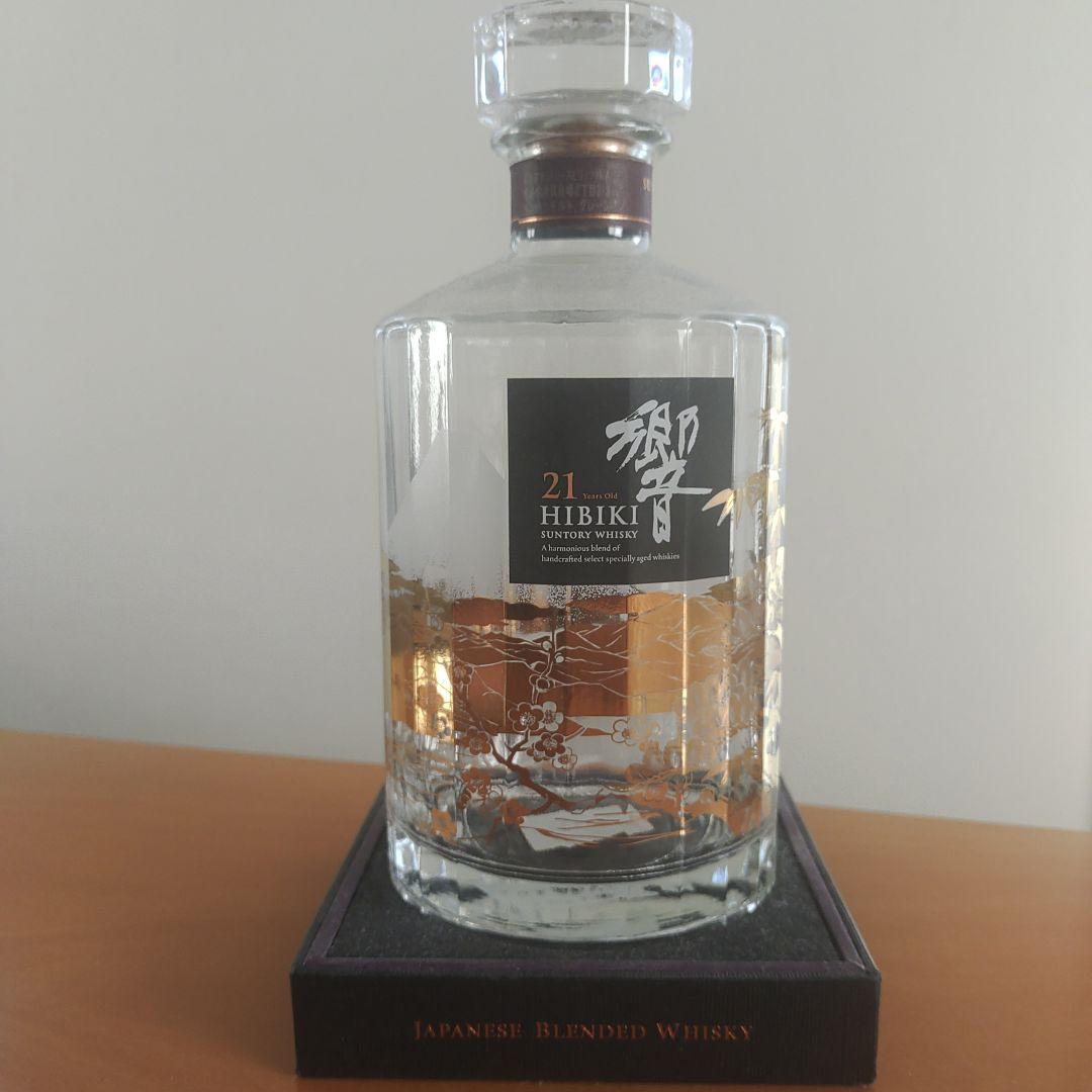 空瓶　Hibiki 21年 花鳥風月ブレンデッドウイスキー