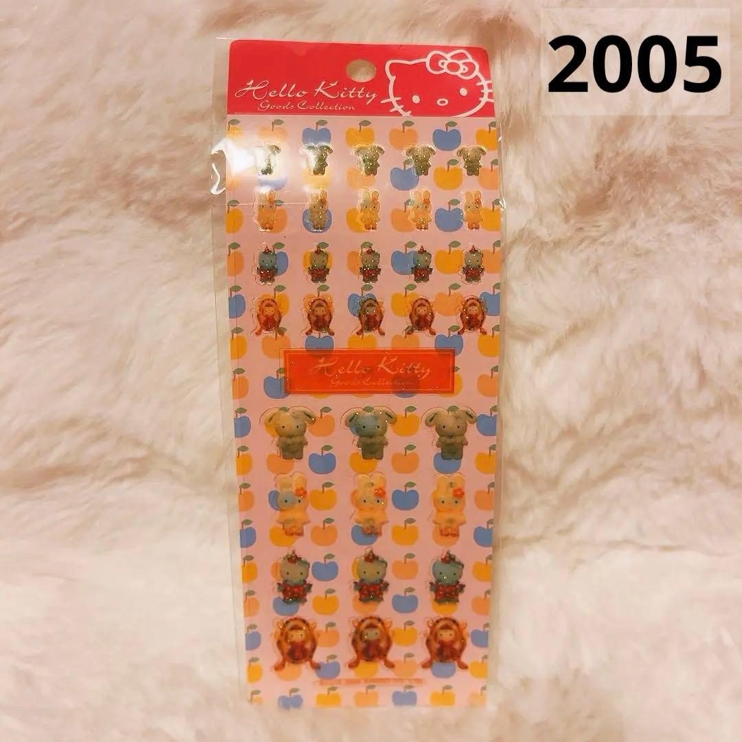 希少レア　ハローキティ　キラモリシール7アソート　平成レトロ　サンリオ