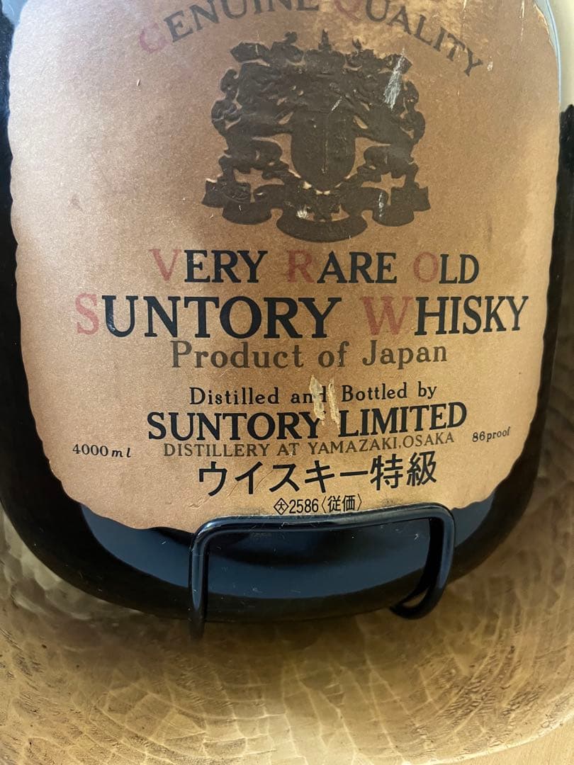 OLD WHISKY 4000ml サントリー ウイスキー ヴィンテージ4L