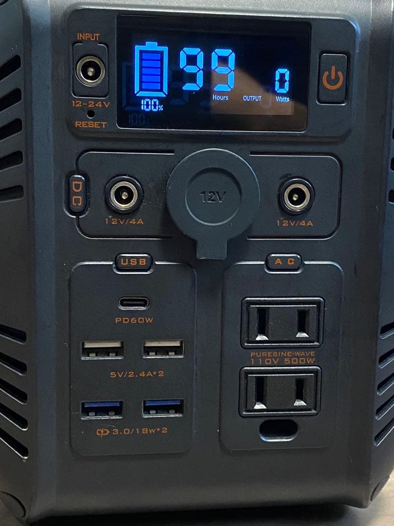 ポータブル電源OUKITEL CN505大容量192000mAh/614.4Wh