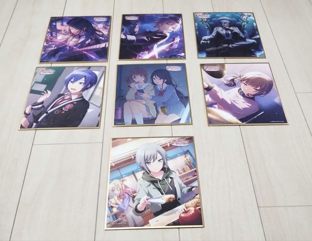 プロセカ　プロジェクトセカイ　導く勇気、優しさを胸に　色紙　7枚セット