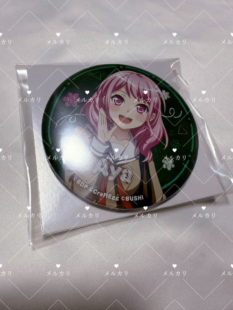 バンドリ 丸山彩 school 缶バッジ