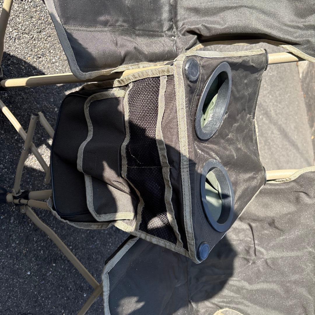 MacCaddy 2人用折りたたみチェア 黒