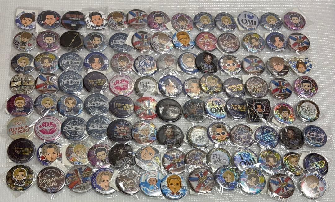 三代目 JSB 登坂広臣 OMI 缶バッジ 約350点まとめ売り