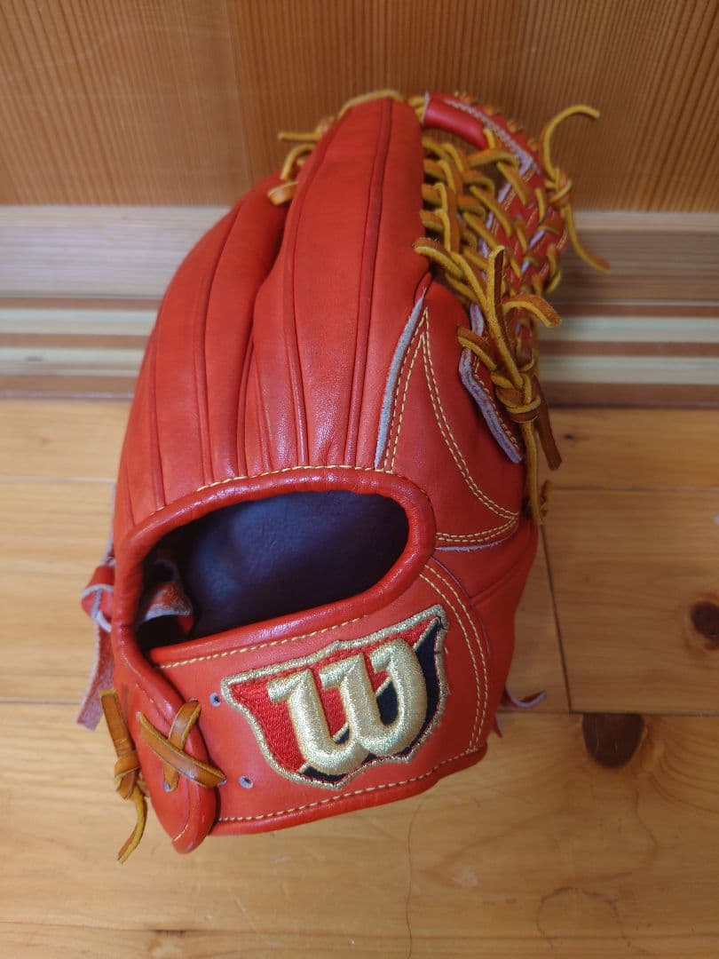 バ*ー様 【美品】Wilson staff 軟式 グローブ 外野