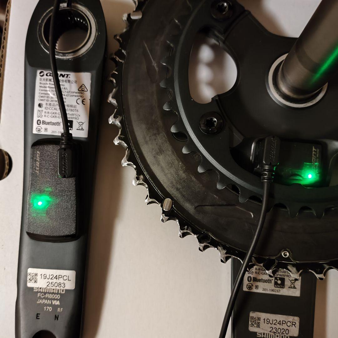 FC-R8000 両足パワーメーター付クランク GIANT POWER PRO