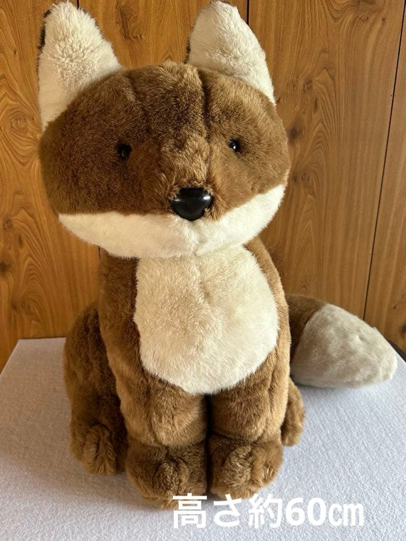 レトロ　きつね　オオイケ　OIKE ぬいぐるみ　ヴィンテージ　特大　高さ約60