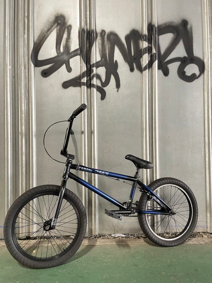 KINK BMX 20 室内保管、走行少、美品 レアブレーキ付 ブラック ブルー