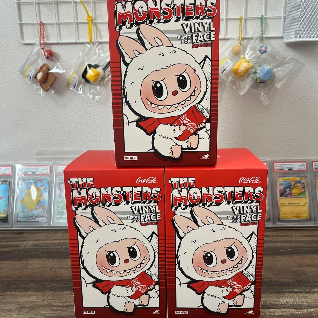 【正規品未開封】POP MART ラブブ labubu コカ・コーラ　3体セット