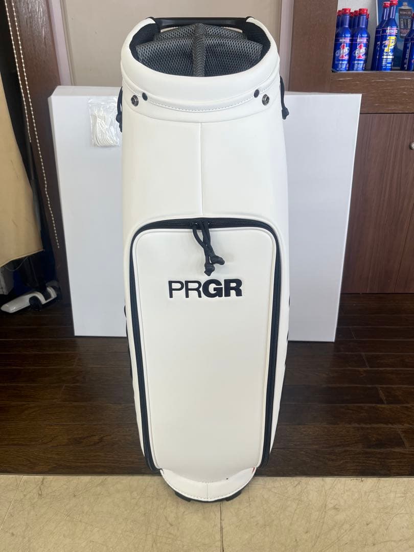 新品未使用PRGR ホワイト キャディバッグ