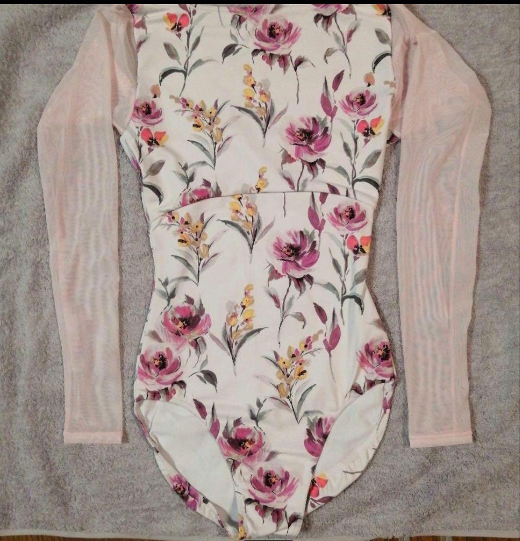 stina 花柄 長袖 レオタード　O type