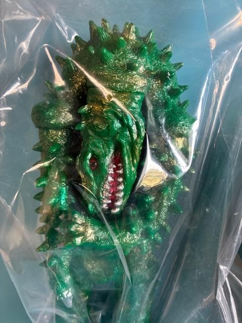 大きいサイズ　leoソフビ坊や グリーンモンス ワンフェス　ソフビ