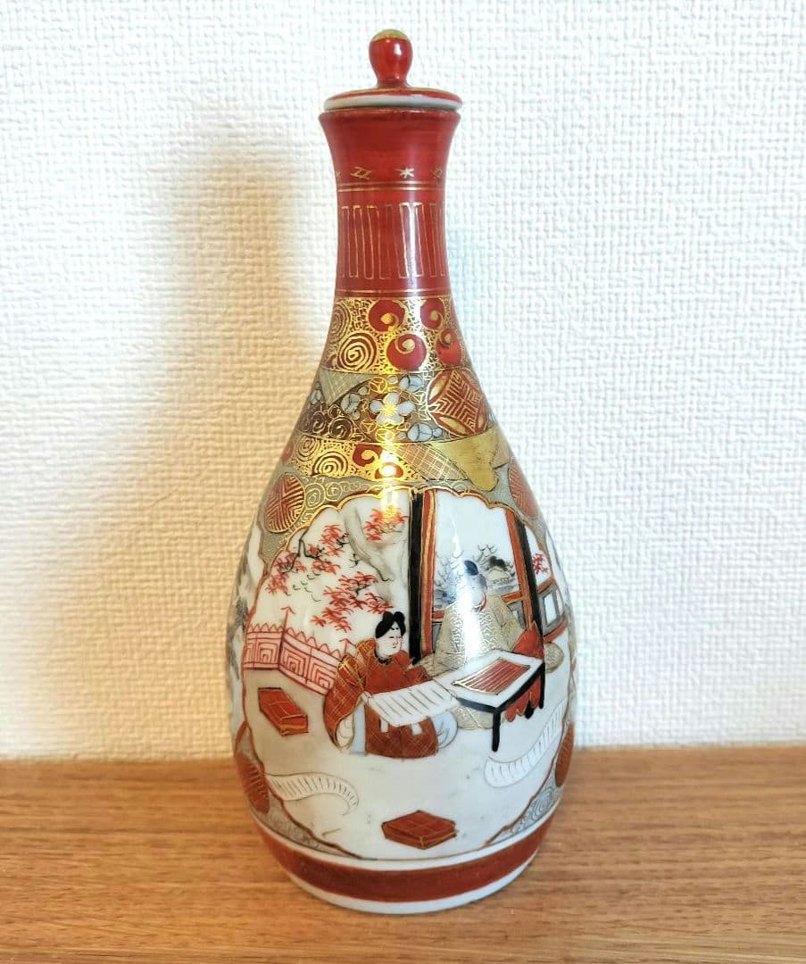 お値下げしました、九谷焼　人物徳利