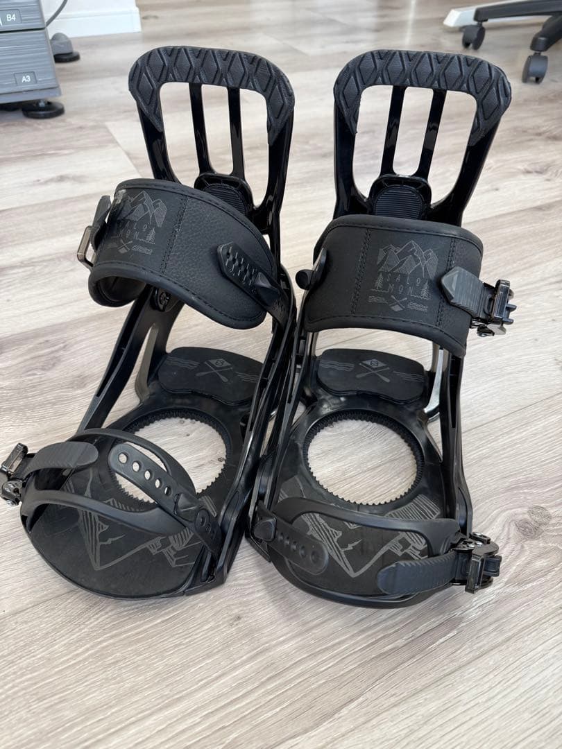 サロモンLサイズ　ブラック スノーボードビンディング