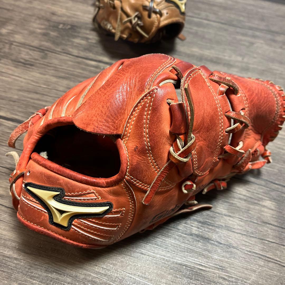 MIZUNO グローバルエリート軟式用グローブ二つセット