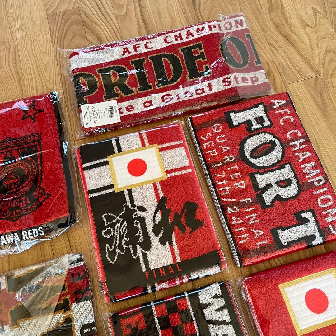 浦和レッズ ACL タオルマフラー ニットマフラー 優勝 記念グッズ 7本