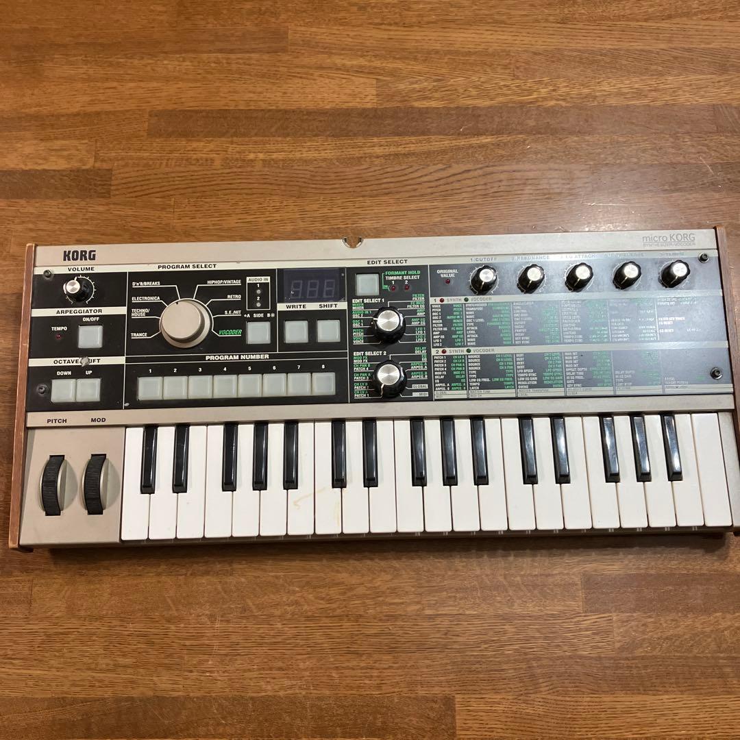 KORG microKORG シンセサイザー 37鍵　ジャンク