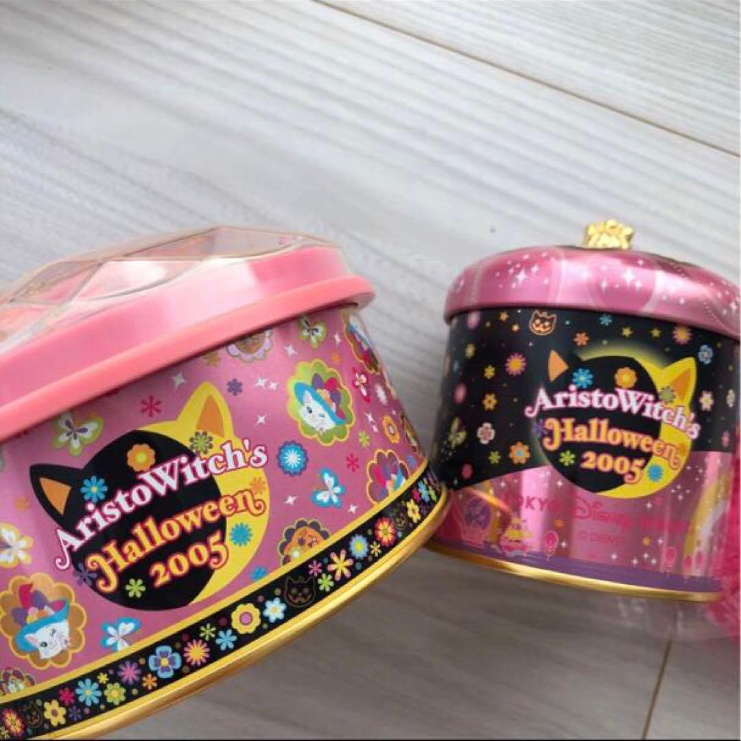 ＊Aristo Witch's ハロウィン お菓子缶 おしゃれキャットマリー